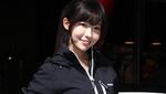 Yang Bening di Tokyo Auto Salon