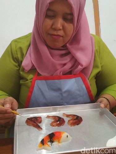 Puding 3 dimensi buatan Ria/