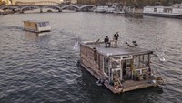 Rumah tersebut juga menjadi ruang kerja dan studio mereka berdua saat berlayar dari Hamburg ke Paris. Istimewa/Inhabitat.