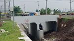 Foto: Posisi Underpass yang Longsor dan Rel Kereta Bandara Soetta