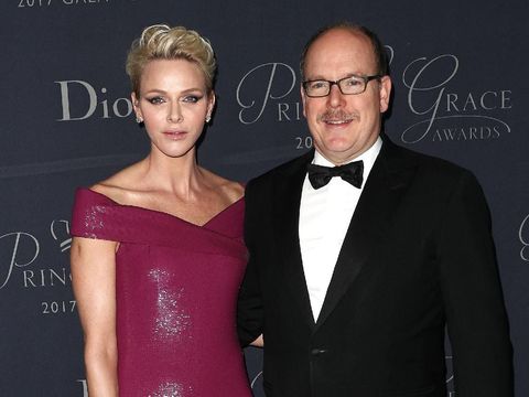 MONACO - NOVEMBER 19:  Princess Charlene of Monaco attends the Monaco National Day Celebrations in the Monaco Palace Courtyard on November 19, 2016 in Monaco, Monaco.  (Photo by Pascal Le Segretain/Getty Images)