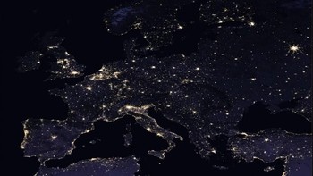 Benua Eropa pada suatu malam (2016). (Foto: Space)