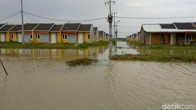 Rumah DP 1% Jokowi Sebelum dan Sesudah Banjir