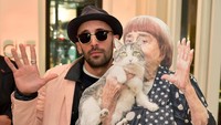 Agnes Varda dan JR masuk dalam nominasi Oscar untuk Best Documentary dengan film Faces Place. Neilson Barnard/Getty Images for THR.
