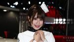 Yang Bening di Tokyo Auto Salon