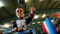 Ini karikatur Presiden Prancis, Emmanuel Macron