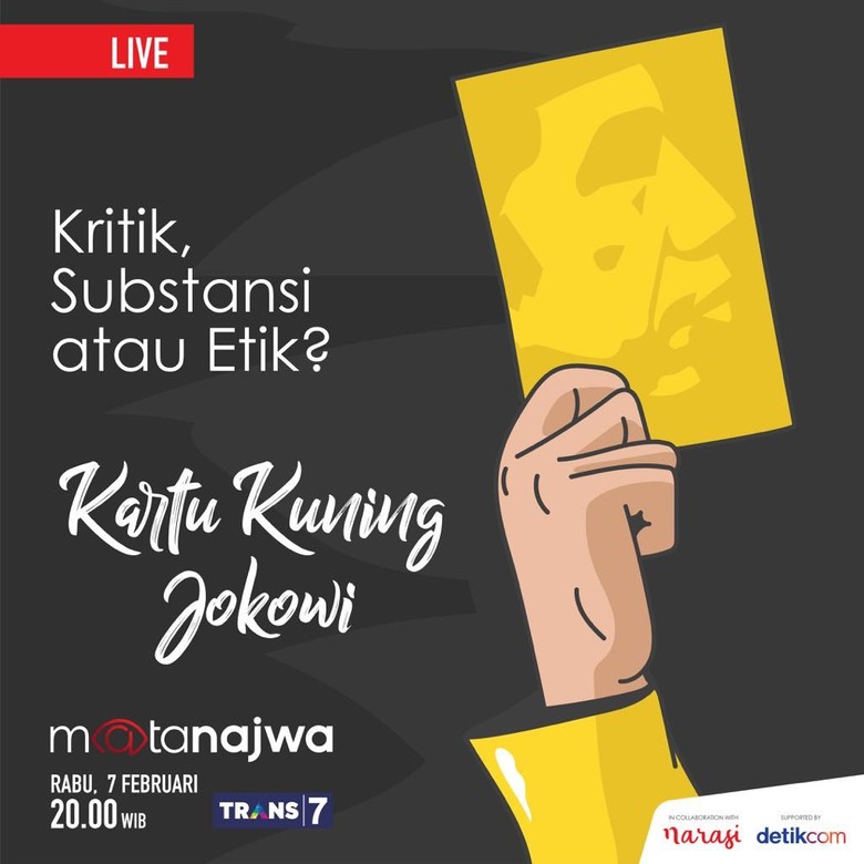 Apa Pendapatmu Soal Kartu Kuning untuk Jokowi? Ikuti Polling detikforum Apa Pendapatmu Soal Kartu Kuning untuk Jokowi? Ikuti Polling detikforum
