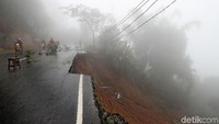 Begini penampakan kondisi terkini di Puncak, Bogor, Jawa Barat, yang mengalami longsor.