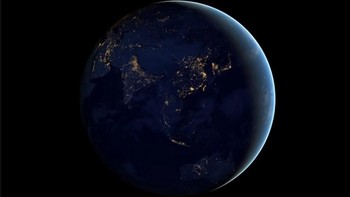Potret malam di Asia dan Australia (2016). (Foto: Space)