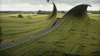 Karya yang terlihat seperti di dunia impian. Foto: istimewa/erikjohansson
