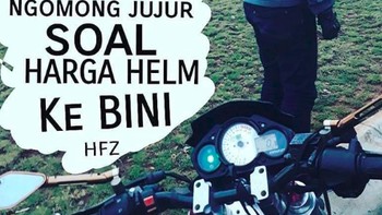 Kalau meme ini malah mengeluhkan harga helm mahal ke Dilan. Foto: Internet