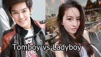 Nong Poy sebelah kanan, cantik ya. Foto: meme / istimewa