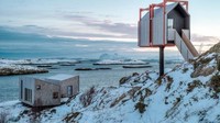 Adalah Hotel Fordypningsrommet namanya. Letaknya berada di pulau terpencil di Fleinvaer, Norwegia (CNN Travel)