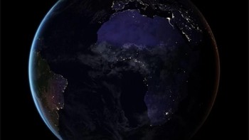 Gambar dari Afrika dan sedikit kawasan Eropa (2016). (Foto: Space)