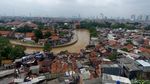 Penampakan Banjir di Kebon Pala Dilihat dari Udara