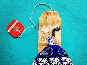 Dari Kantong Teh Bekas, Bisa Jadi Karya Seni yang Beken dan Unik