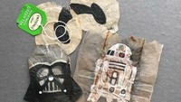 Ada juga karya yang terinspirasi dari film Star Wars.  Foto: Ruby Silvious/Instagram