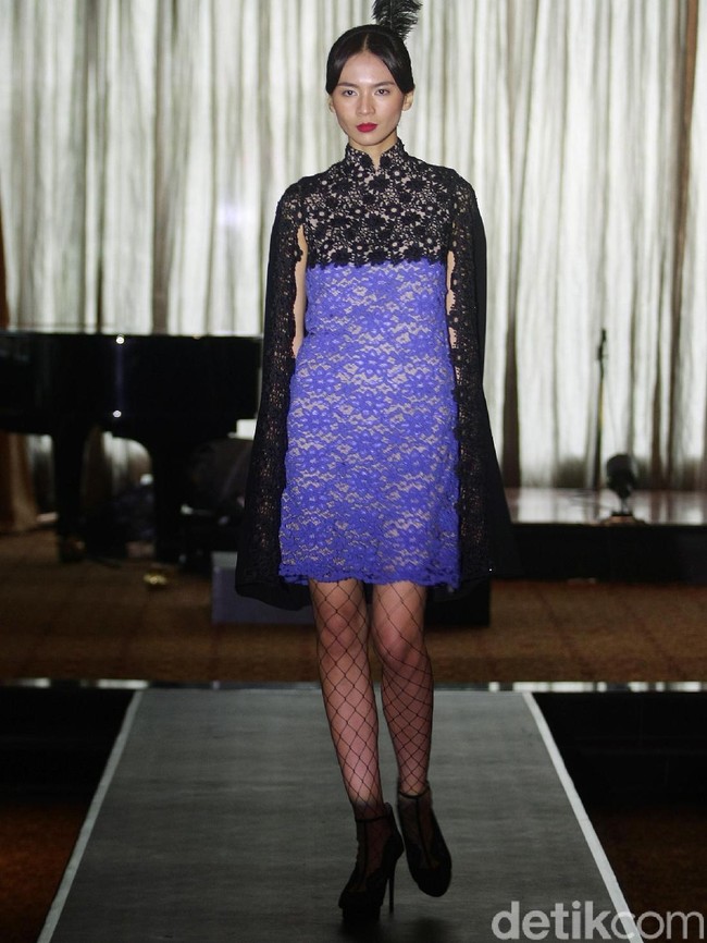 Fashion show busana Imlek dari Sebastian Red yang mengangkat tema The Golden Muse di Hotel Mulia, Jakarta Selatan, Rabu [17/1/2018]. Foto: Mohamamd Abduh/Wolipop. Foto: Mohammad Abduh/Wolipop