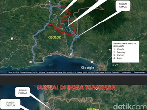 KLHK Cek ke Lokasi Diduga Terpapar Merkuri di Sukabumi Hari Ini