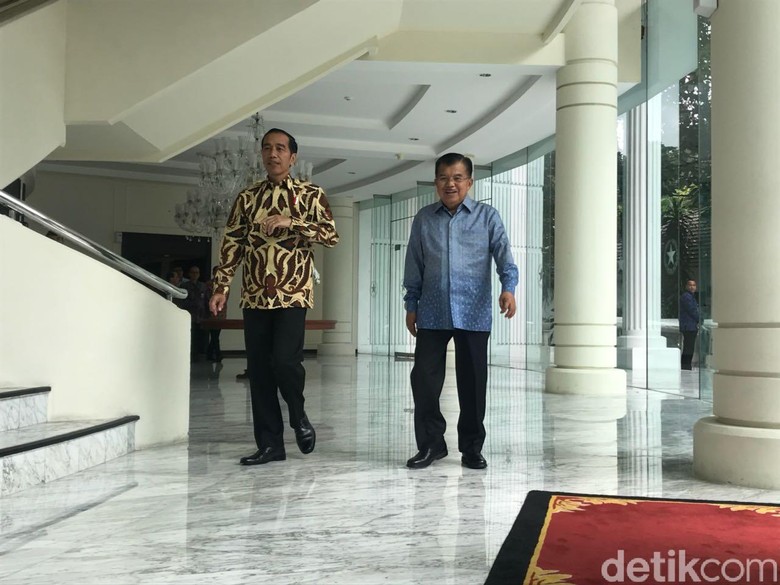 JK Dukung Jokowi Maju Pilpres 2019 JK Dukung Jokowi Maju Pilpres 2019