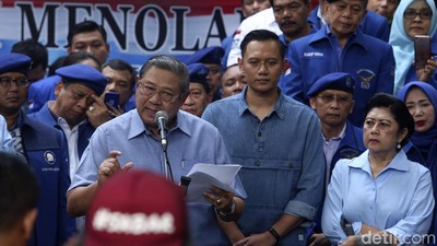 Ekspresi SBY Saat Pidato Tepis Tuduhan Terkait e-KTP