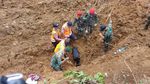 Foto: 3 Korban Longsor di Cijeruk Bogor Ditemukan