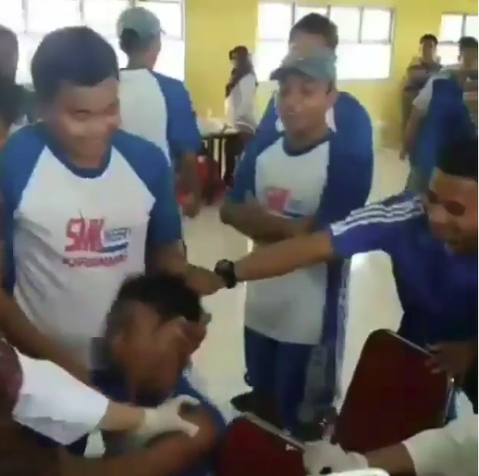 Ada Lagi Bikin Ngakak, Siswa SMK Bermuka Preman Takut 