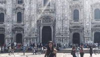 Joana Sanz saat berada di Milan. Cantik ya! (Instagram/joanasanz)