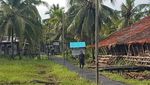 Foto: Begini Kampung di Asmat yang Bersahabat Gulita Tanpa Listrik