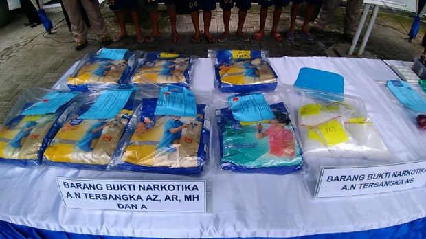 Ada 8 kg sabu yang dimusnahkan