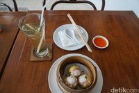 Dimsum dan teh oolong (Shinta/detikTravel)