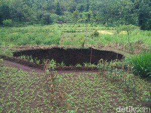 Melihat Lebih Dekat Lubang Misterius yang Muncul di Gunungkidul