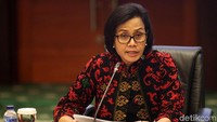 Menkeu Sri Mulyani memberikan keterangan pers terkait penggagalan penyelundupan sabu dan ekstasi.