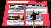 Kepala Corse Clienti Asia Pasifik Louis Colmache memperkenalkan tim Indonesia yang bakal berlaga dalam balapan Ferrari Challange 2018, di Jakarta, Rabu (7/2).