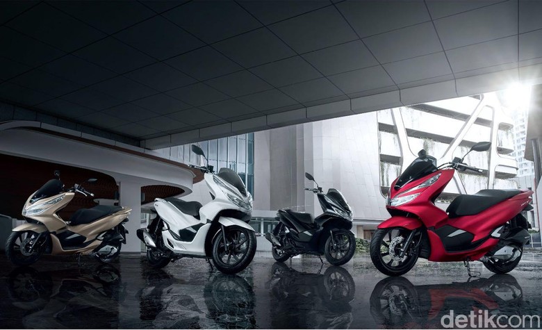 Honda PCX buatan Indonesia. Foto: Astra Honda Motor Honda PCX buatan Indonesia. Foto: Astra Honda Motor