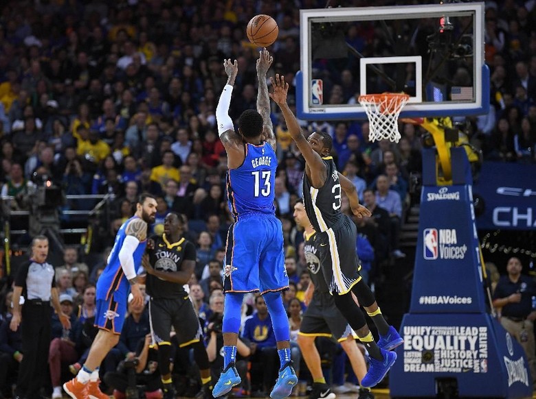 Westbrook-George Bawa Thunder Permalukan Warriors Westbrook-George Bawa Thunder Permalukan Warriors