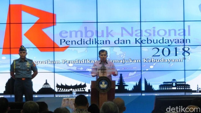 Rembuk Pendidikan, JK Doakan Guru yang Tewas Dianiaya Murid