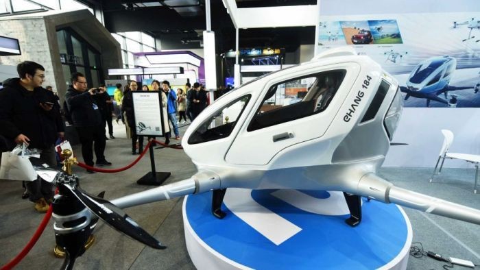 Drone Berpenumpang Pertama di Dunia Terbang Perdana di China