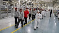 Pabrik yang diresmikan oleh Presiden Joko Widodo pada 25 April 2017 ini, bukan hanya memproduksi Xpander tapi juga Pajero Sport, dan rencananya model Colt L-300 juga segera dirakit di pabrik ini. (Istimewa/Mitsubishi).