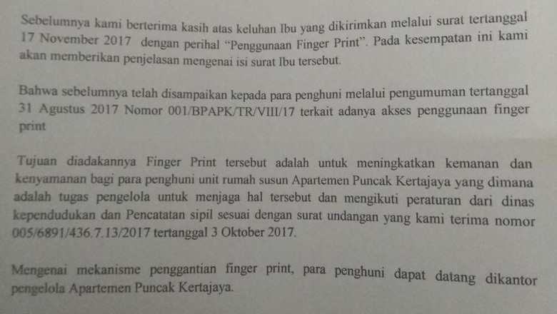 Pemkot Surabaya Tak Pernah Wajibkan Apartemen Gunakan Fingerprint Pemkot Surabaya Tak Pernah Wajibkan Apartemen Gunakan Fingerprint