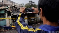 Lokasi kebakaran tepatnya berada di Pasar Pecah Kulit, Jl Pangeran Jayakarta, Tamansari, Jakarta Barat.