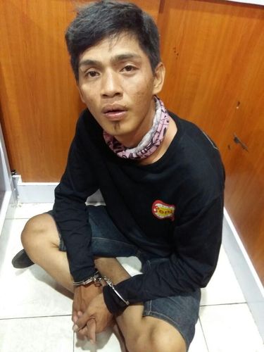 Pelaku diamankan di Polsek Tanjung Duren