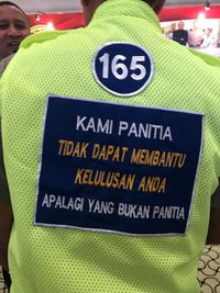 Rompi khusus untuk panitia seleksi Polri. Irjen Arief sulistyanto