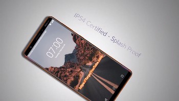 Bakal mengantongi sertifikat IP54, sehingga ponsel ini tahan cipratan air. Foto: Science and Knowledge