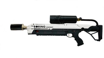 Sama halnya dengan topi tadi, flamethrower ini juga berhasil membantu kebutuhan finansial The Boring Company sebesar USD 10 juta. (Foto: Instagram)