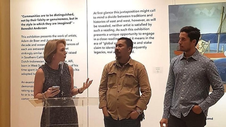 Seniman Adam de Boer dan Jumaldi Alfi Pajang Karya di Jakarta Seniman Adam de Boer dan Jumaldi Alfi Pajang Karya di Jakarta