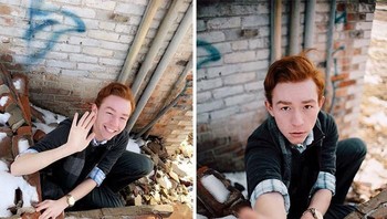 Lokasinya pun beragam. Nulai dari rumah tak terawat, halaman kumuh, hingga SPBU. Ia harus bisa menjadikan tempat tersebut menjadi seni gambar yang artistik. (Foto: Kelsey Maggart)
