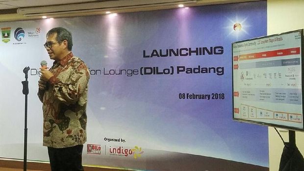 Digitalisasi Sumbar, Telkom Bangun Digital Lounge di Padang 