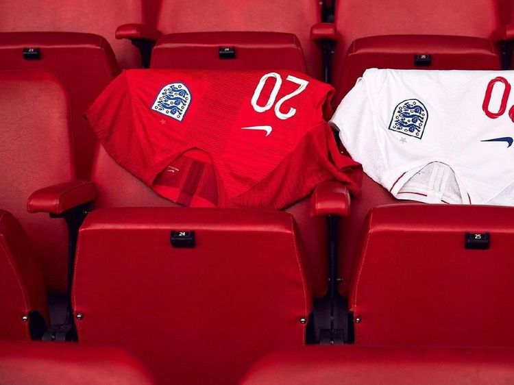 Klasiknya Jersey Timnas Inggris di Piala Dunia 2018