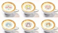 Hot lattenya pun disajikan dengan latte art unik bergambar kartun Sailor Moon dan My Melody. Hayoo, mau pilih yang mana? Foto: Istimewa